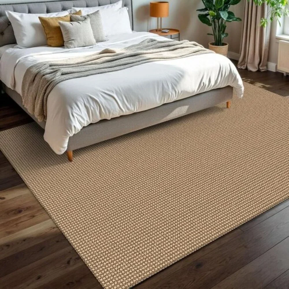 New 6x9 Washable Area Rug, Non-Slip Braided Cotton Carpet for Home & Room Decor